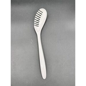 Vtg Hutzler Melamine Spaghetti Pasta Fork White Server Noodle 12" Thailand